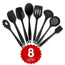 Kit Cozinha Silicone Completo Mais Reforçado Uso Diário Não Risca Panela Kit Cozinha Silicone Completo Mais Reforçado Uso Diário Não Risca Panela