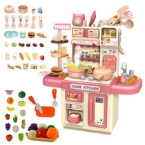 Kit Cozinha Solta Fumaça e Sai Água e Frutinhas Crec Crec Castela Kit Cozinha Solta Fumaça e Sai Água e Frutinhas Crec Crec Castela