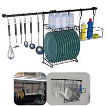 Kit Cozinha Suspensa 10Pçs Escorredor Louça Elegance Dicarlo