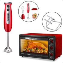 Kit Cozinha Telefunken Mixer 3 Em 1 + Forno Elétrico 110v