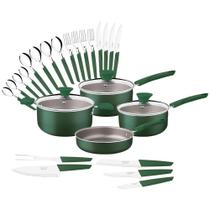 Kit cozinha Tramontina Lyf verde natureza 25 peças 28399205