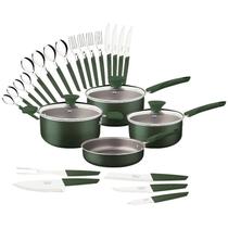 Kit Cozinha Tramontina Lyf Verde Natureza 25 peças