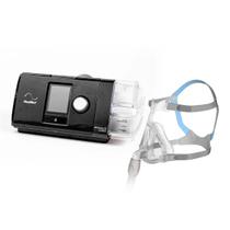 Kit cpap s10 airsense autoset + mascara facial quattro air tam.m - resmed