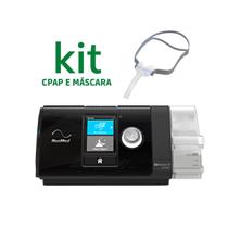 Kit cpap s10 airsense autoset + mascara nasal airfit n30 p - resmed