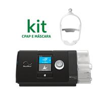 Kit cpap s10 airsense autoset + mascara nasal dreamwear p/m/g - philips respironics