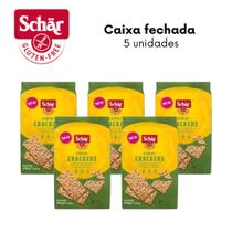 KIT Crackers cereal seeds Dr. Schar 210g - Caixa com 5 unidades