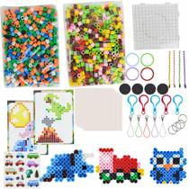 Kit Craft Beads Yowamho, 10 mm, 1000 unidades, série Dinosaur Kit Craft Beads Yowamho, 10 mm, 1000 unidades, série Dinosaur