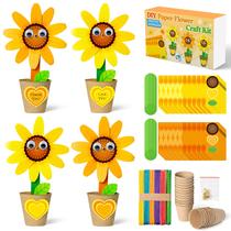 Kit Craft Kit WATINC Vaso de papel para flores dobrável para o Dia das Mães x24