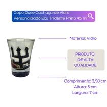 Kit Crânio Porta Copo Resina 12X8Cm Preto + Copo Exu