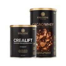 Kit Crealift e Cacao Whey Essential Nutrition