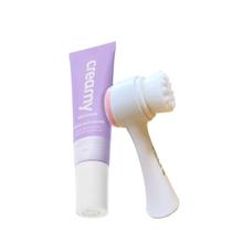 Kit Creamy Skincare Anti-Aging Redutor de Linhas Sérum e Meilys Escova de Limpeza Facial 2 em 1 (2 produtos)