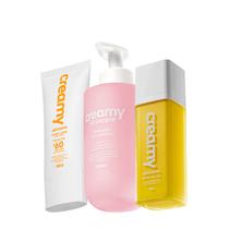 Kit Creamy Skincare Emulsão de Limpeza Lático FPS60 Protetor Solar (3 produtos)