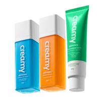 Kit Creamy Skincare Vitamina C Glocólico Hidratante Reparador (3 produtos)