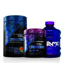 Kit Creatina 100% Pura 150G + Dynatron 630G + Galão Dynamo