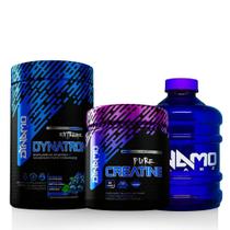 Kit Creatina 100% Pura 150G + Dynatron 630G + Galão Dynamo