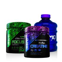 Kit Creatina 100% Pura 150g + Pré-treino Focus-9 210g + Galão 1Lt Dynamo Labz