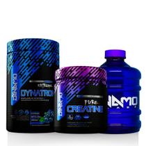 Kit Creatina 100% Pura 300g + Pré-Treino Dynatron Extreme 630g + Galão 1 Lt Dynamo Labz