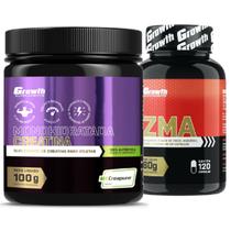 Kit Creatina 100g Creapure + ZMA 120 Caps Growth Supplements