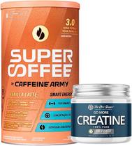 Kit Creatina 150gr The One Supps + Supercoffee 380gr - Sabor Original Caffeine Army