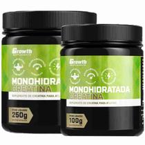 Kit Creatina 250g + Creatina 100g Monohidratada Growth