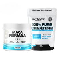 Kit Creatina 500g Suplemento Natural em Pó 300g Body Nutry Força Energia e Desempenho