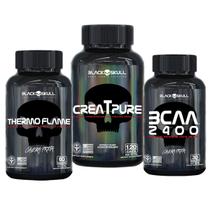 Kit creatina + bcaa + termogênico