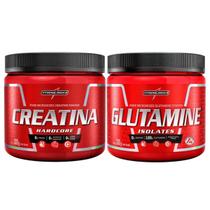 Kit Creatina Hardcore 300g + Glutamina 300g - Integralmedica