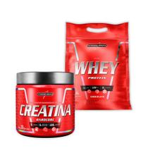 Kit Creatina Hardcore 300g + Nutri Whey 1.8Kg - Integral Médica