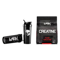 Kit Creatina Monohidratada Pura e Coqueteleira Caveira 700ml Dark Lab Kit Creatina Monohidratada Pura e Coqueteleira Caveira 700ml Dark Lab