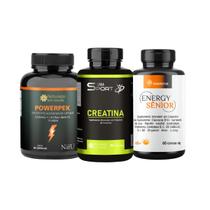 Kit Creatina + Powerpek + Energy Senior