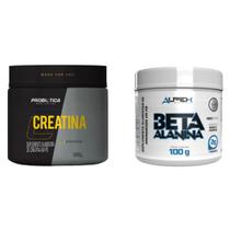 Kit Creatina Probiótica 300g + Beta Alanina Alpex 100g Kit Creatina Probiótica 300g + Beta Alanina Alpex 100g