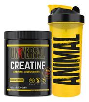 Kit Creatina Universal Nutrition 300g Coqueteleira Animal Sabor:Sem sabor