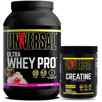 Kit Creatina Universal Original 200g + Whey Protein Universal Ultra Pro 900g Kit Creatina Universal Original 200g + Whey Protein Universal Ultra Pro 900g