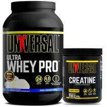 Kit Creatina Universal Original 200g + Whey Protein Universal Ultra Pro 900g Kit Creatina Universal Original 200g + Whey Protein Universal Ultra Pro 900g