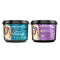 Kit Creme Alisante Bottox Vintage + Hair Blond 100g Cada
