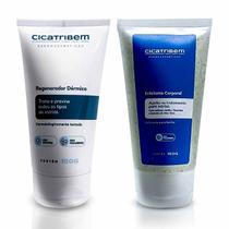 Kit Creme Anti Estrias E Esfoliante Corporal Cicatribem Kit Creme Anti Estrias E Esfoliante Corporal Cicatribem