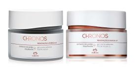 Kit creme antissinais natura chronos 30+ dia e noite natura 40g cada