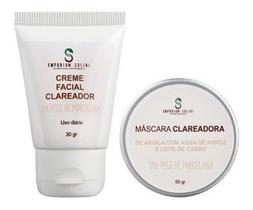 Kit Creme Clareador + Mascara De Argila
