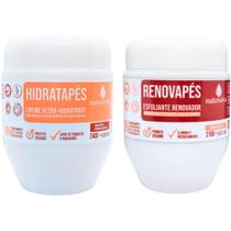 Kit Creme Contra Rachaduras nos Pés Hidratapés 240g + Renovapés 210g Natuseiva - Ultra Hidratante com Ureia e Mel