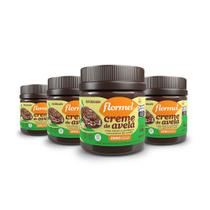 Kit Creme De Avelã Com Cacau E Pedaços Crocantes De Avelã Flormel Zero Açúcar Com 4 Unidades