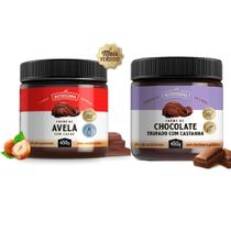 Kit Creme de Avelã Vegano e Chocolate Trufado Nutríssima 450g Kit Creme de Avelã Vegano e Chocolate Trufado Nutríssima 450g