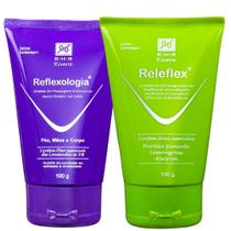 Kit Creme De Massagem Reflexologia + Releflex 100gr