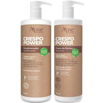 Kit Creme de Pentear 1L e Condiciondor 1L Crespo Power Apse Cosmétics - Apce Cosméticos