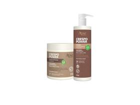 Kit Creme de Pentear 500g E Gelatina 500ml Crespo Power
