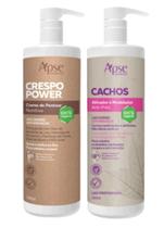 Kit Creme De Pentear Crespo 1L e Ativador Cachos 1L Apse - Apse Cosmetics