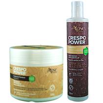 Kit Creme de Pentear e Gelatina Ativadora Crespo Power Apse