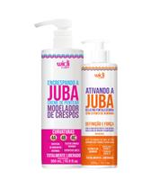 Kit Creme de Pentear Encrespando 500ML e Gelatina Fortalecedora 300g Juba Widi Care Kit Creme de Pentear Encrespando 500ML e Gelatina Fortalecedora 300g Juba Widi Care
