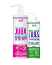 Kit Creme de Pentear Encrespando 500ML e Gelatina Super Volume 300g Juba Widi Care Kit Creme de Pentear Encrespando 500ML e Gelatina Super Volume 300g Juba Widi Care