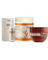 Kit Creme de Pentear Nutriwaves Máscara Ph Control 280g e Blend Amazônico Apice Kit Creme de Pentear Nutriwaves Máscara Ph Control 280g e Blend Amazônico Apice