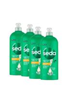 Kit creme de pentear seda 0700ml joias natureza cachos definidos c/4 unidades